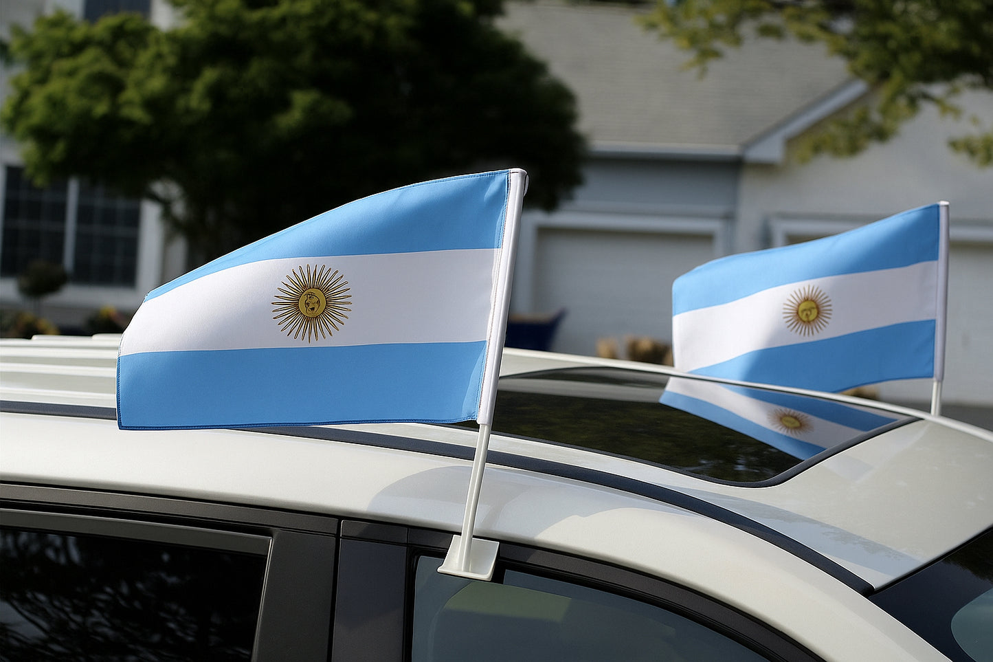 Car Window Flags