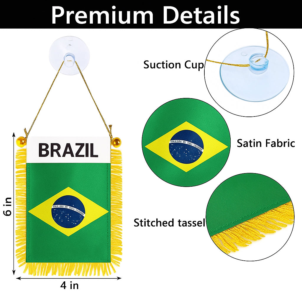 Car Mini - Flags - Interior