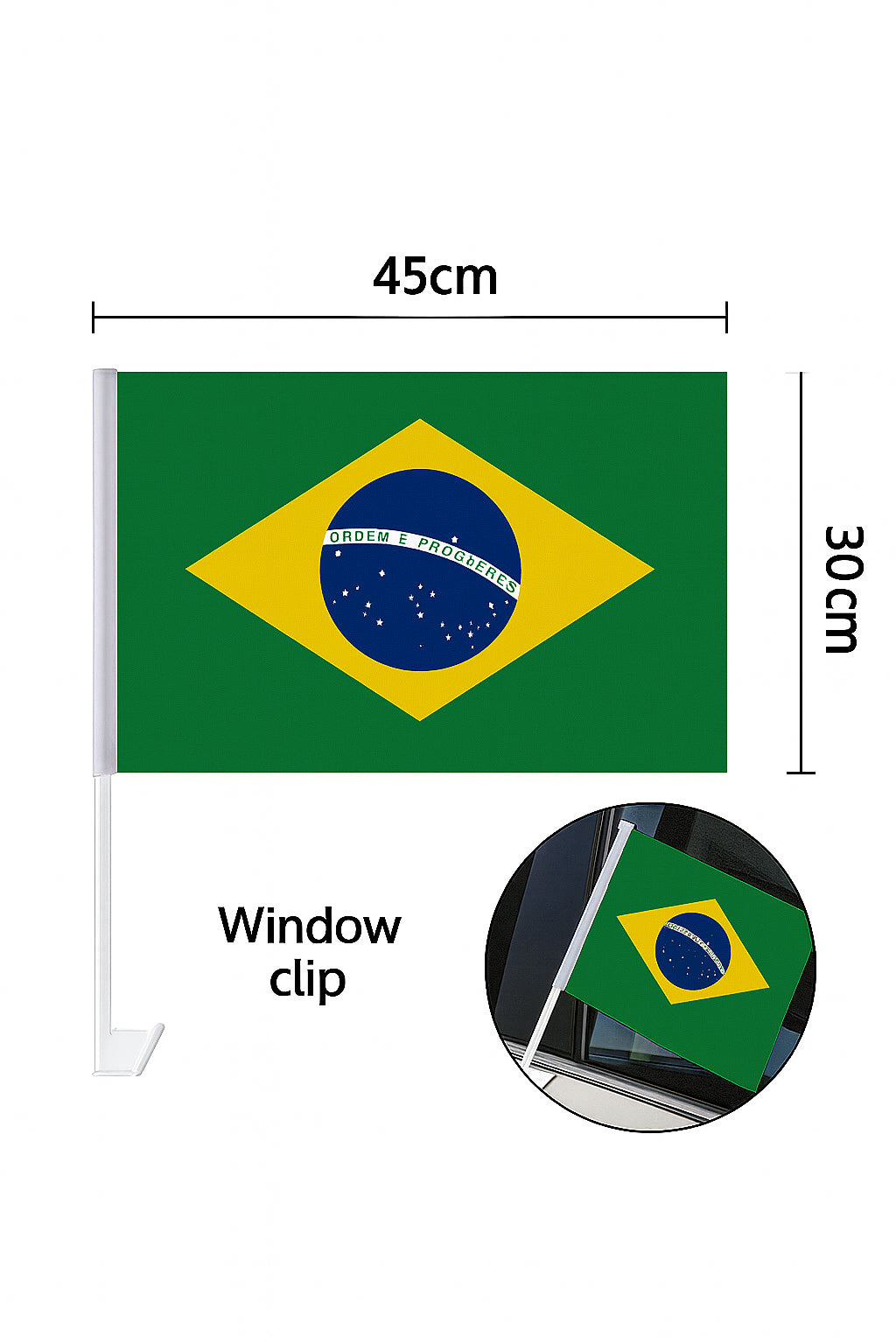 Car Window Flags