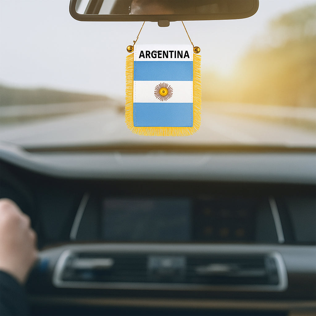 Car Mini - Flags - Interior