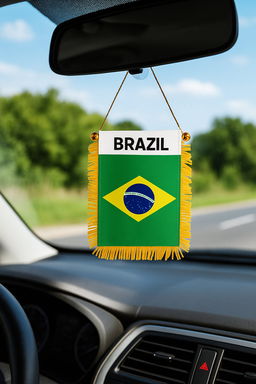 Car Mini - Flags - Interior