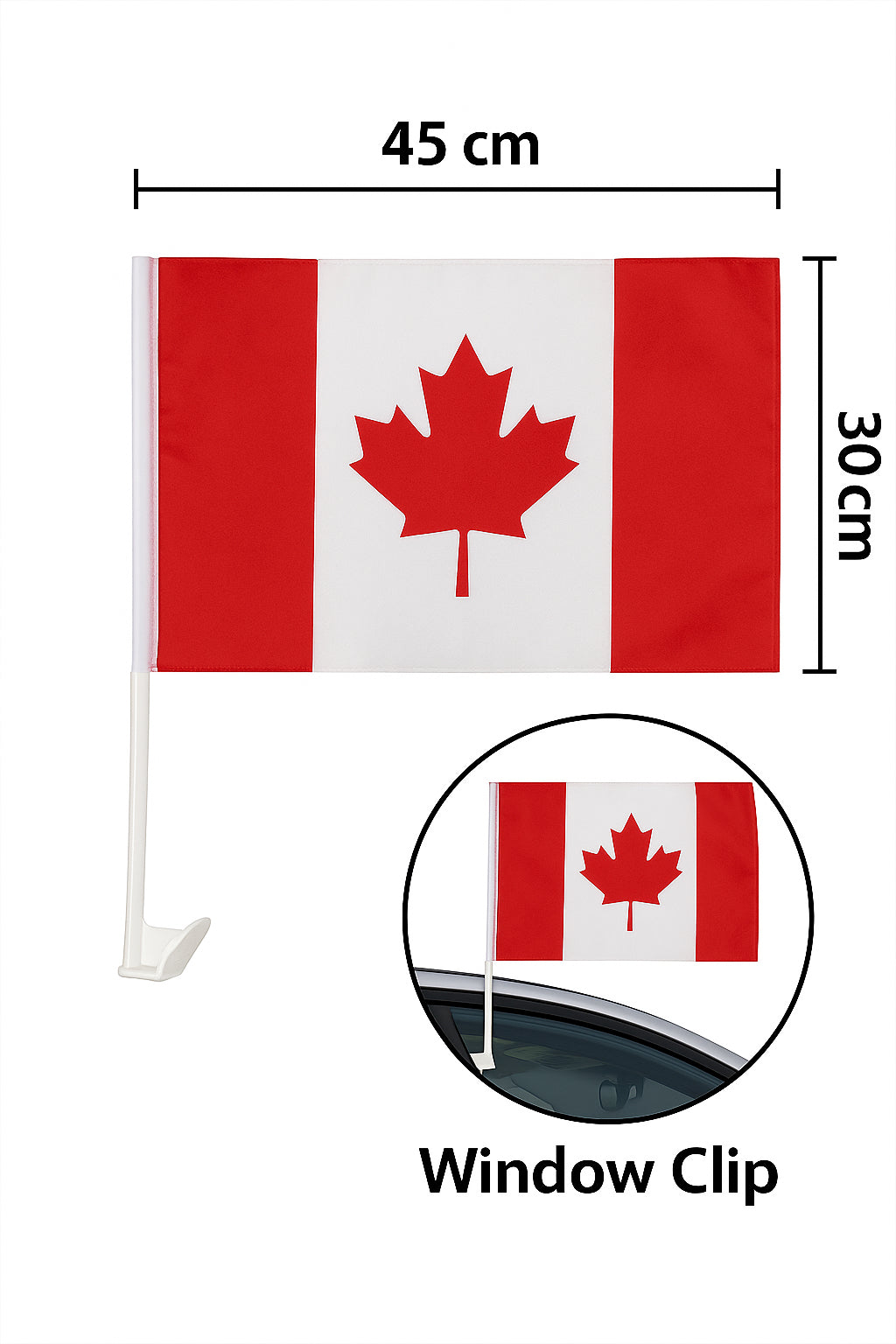 Car Window Flags